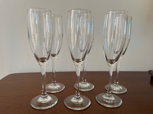 New champagne flutes - new, glasses