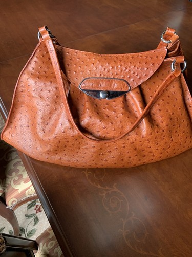 Furla large ostrich embossed - ostrich,