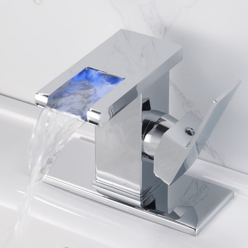 Led waterfall faucet single - faucet,,