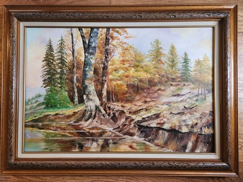 Large vintage oil - large, 44