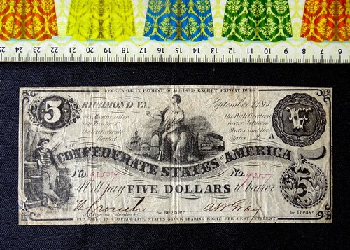 Usa banknote 5 - usa, banknote,