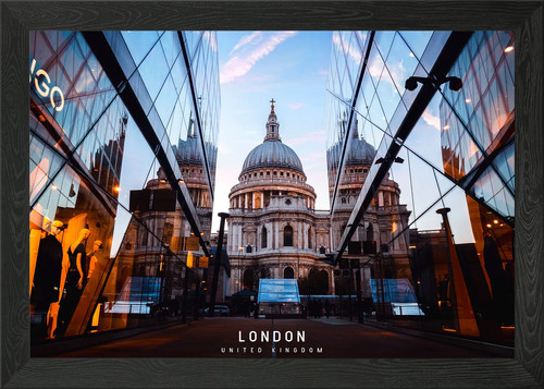London framed wall - london,
