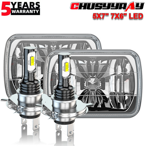 Pair 7x6 led - led, hi/lo