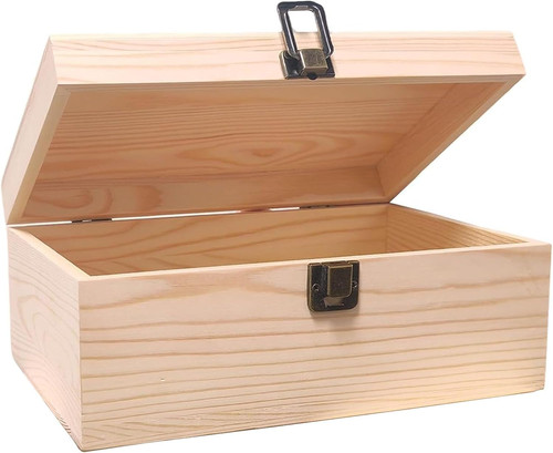 Natural wooden craft - craft, box