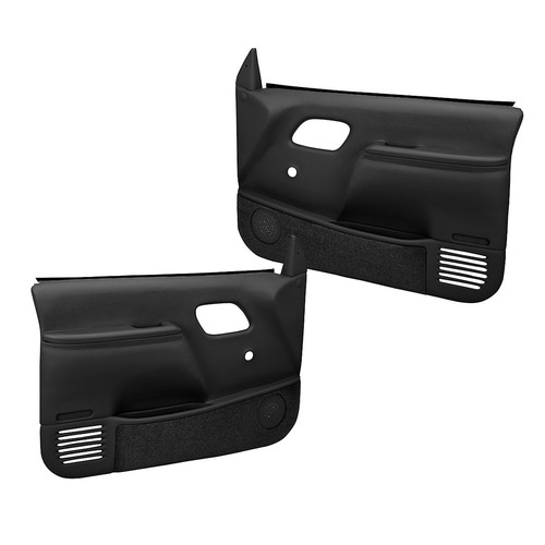 Coverlay 59n blk front door - front,