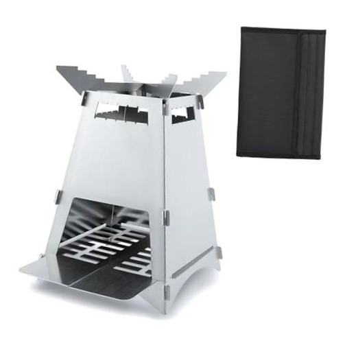 Portable camp stove foldable - camp,