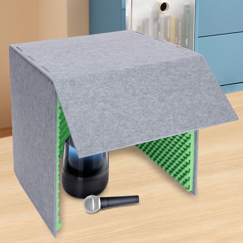 Green portable soundproof - green,