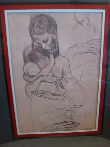 Pablo picasso rare 1904 mother - rare,
