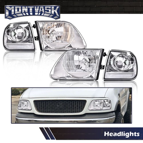 Clear chrome headlights - headlights, &