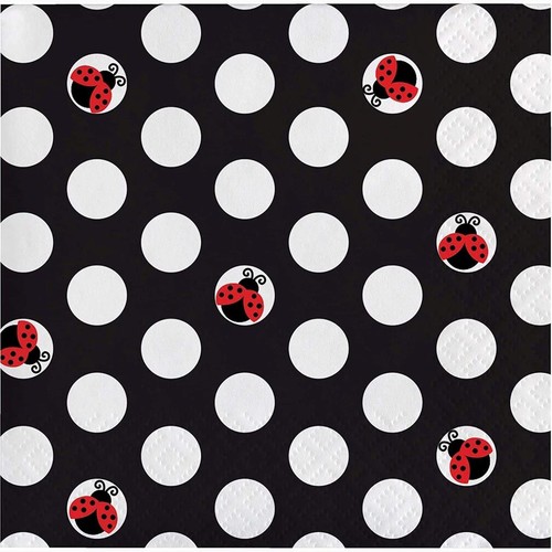 Ladybug dessert napkins - ladybug,