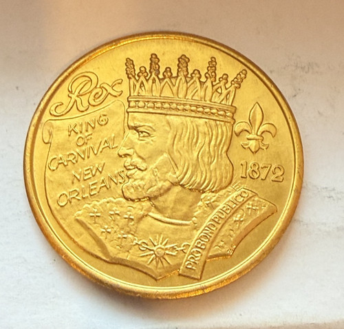 Krewe rex 1972 gold - 1972,
