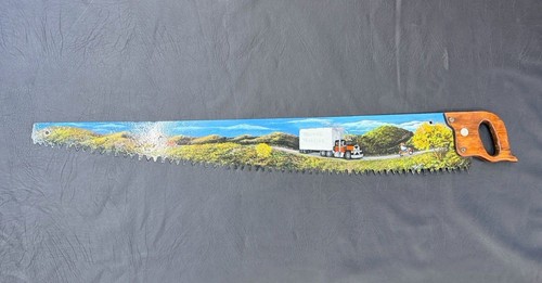 Hand painted antique vtg - painted,