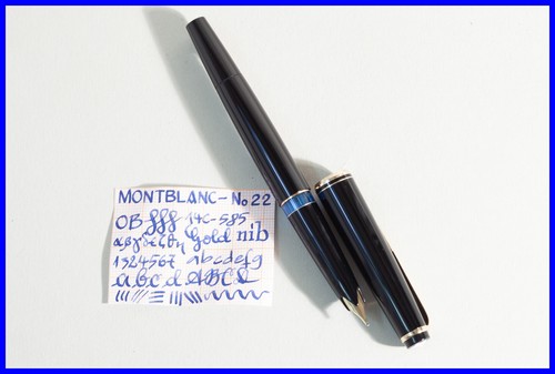 Black gold montblanc 22 - &,