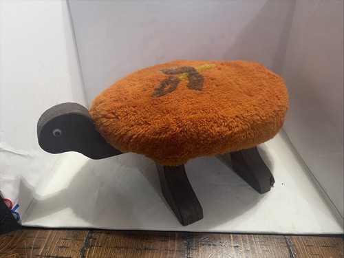 Vintage wooden turtle - vintage,