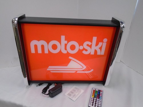 Moto ski snowmobiles orange - moto-ski,