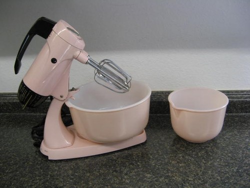 Vtg sunbeam pink mixmaster - vtg,