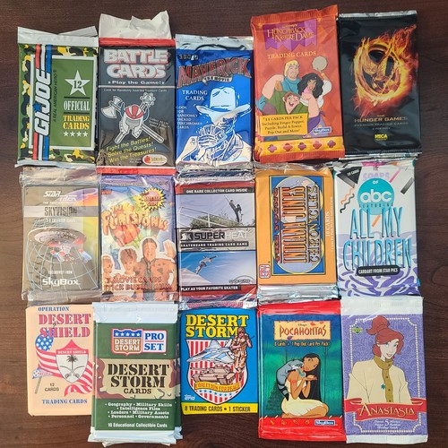 Unopened trading card packs - unopened,