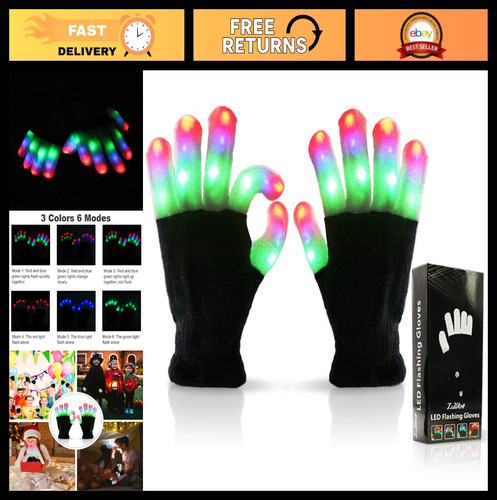 Led light gloves flashing - led, up