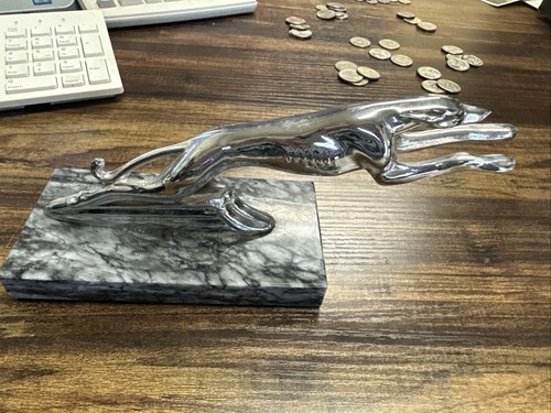 1930s greyhound hood ornament - 1930s,