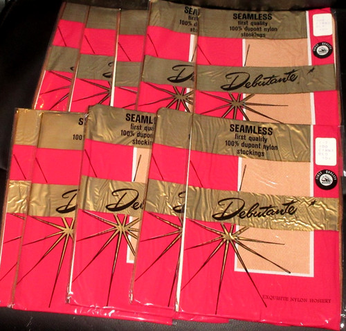 Vintage nylon stockings - nylon,