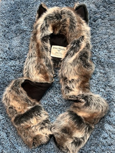 Spirithoods grey wolf faux fur - spirithoods,
