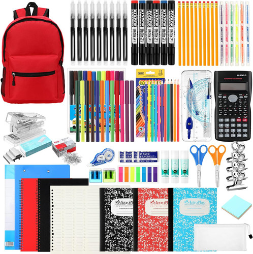 Pcs school supply kit with - 81,