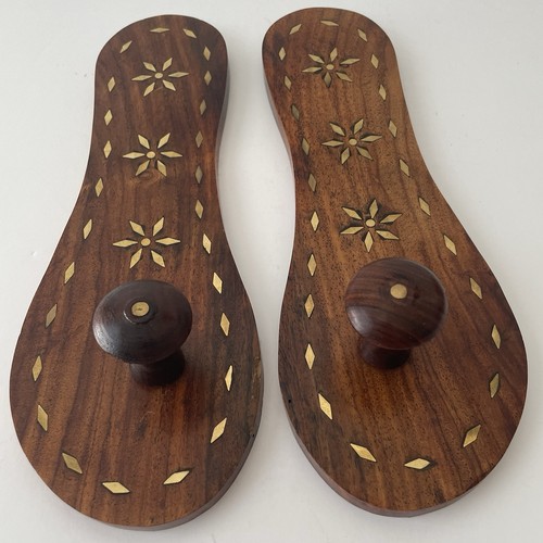 Vintage indian paduka khadau - vintage,