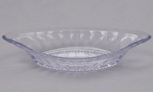 Clear plastic banana split - banana,