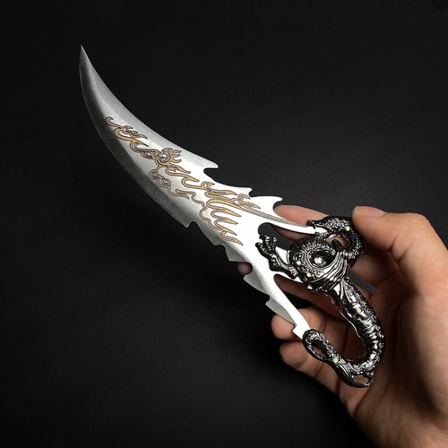 Fantasy dragon knife - 7.5",