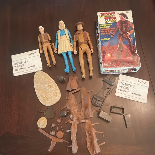 Marx 1965 johnny west doll - marx,