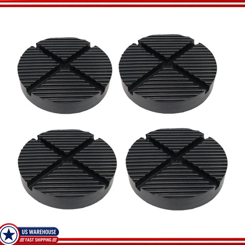 4pc rubber jack stand pads - rubber,