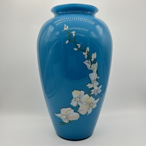 Large vintage glass vase - vintage,