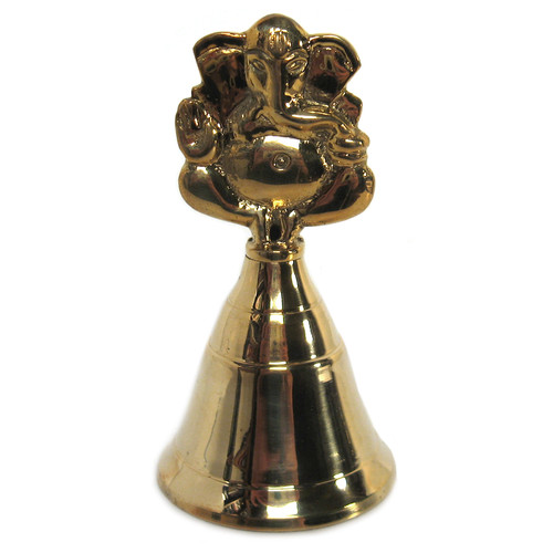 New brass ganesha - new, bell