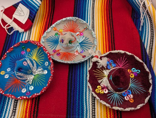 Small mini mexican sombrero - small,