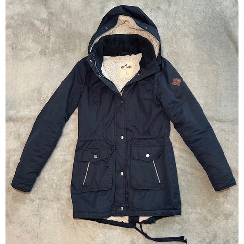 Y2k hollister parka coat women - hollister,