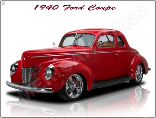 1940 ford coupe hot - 1940, rod