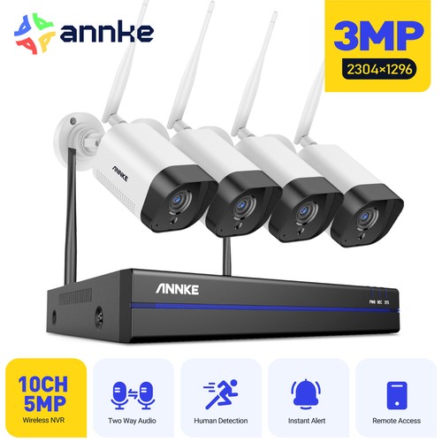 Annke 5mp wifi 8ch nvr - wifi, 3mp