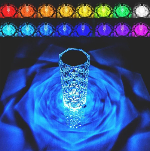 Crystal table lamp - table, 16