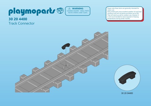 Playmobil train track - rc,