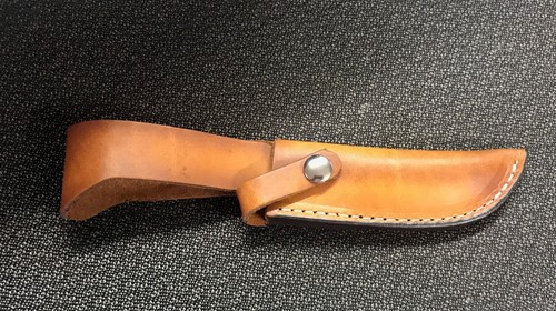 Custom leather sheath - leather,