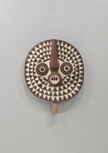 African sun mask - sun, faso