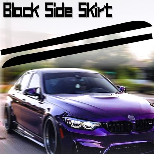 Gloss black side - black, racing