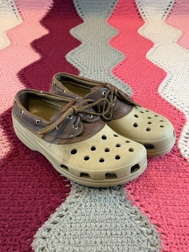 Crocs brown leather - brown,