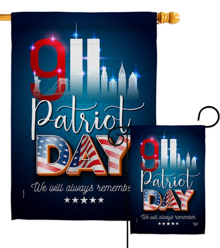 911 remember honor garden flag - garden,