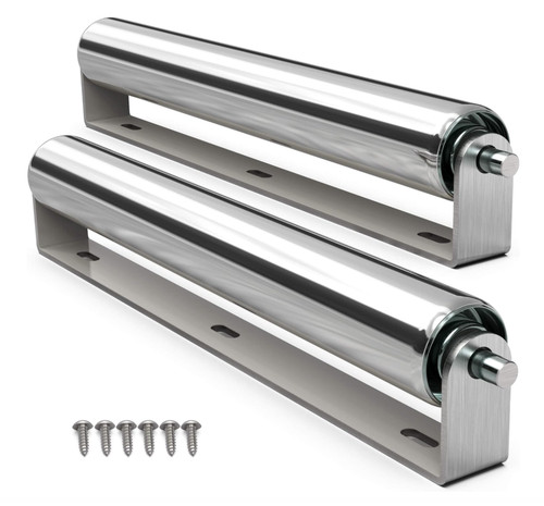 2pk steel roller - 16", bracket