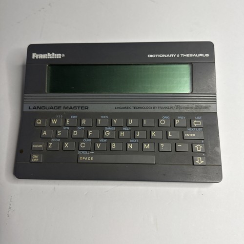 Franklin language master ii - language, 2