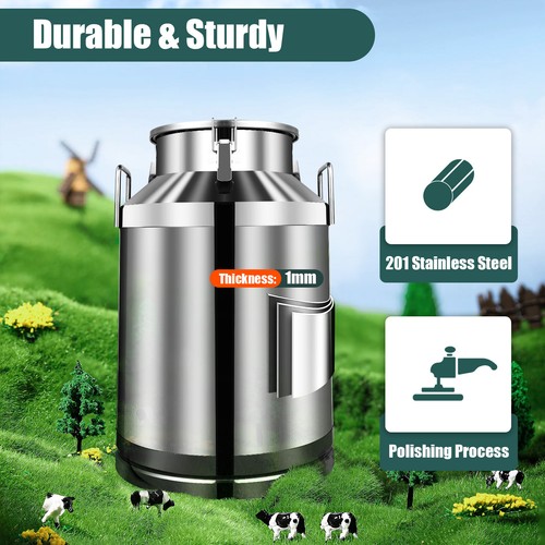 Liter stainless steel - steel, milk