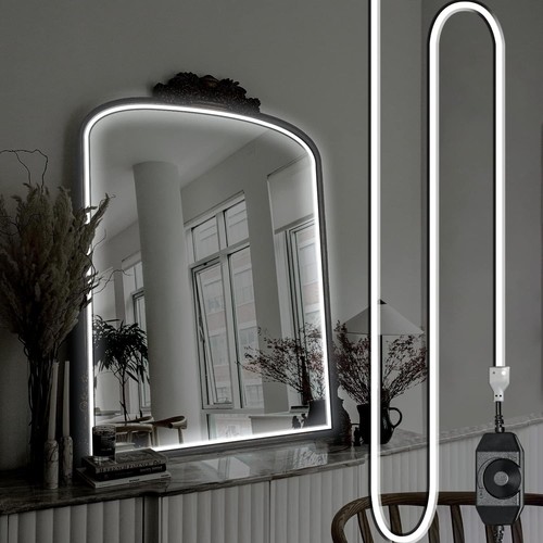 White 6000k mirror - white, 10ft