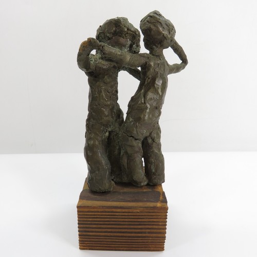 Crude bronze dancing figural - crude, bronze?