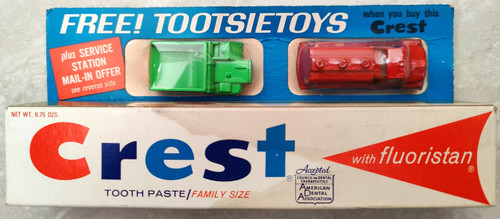1967 crest toothpaste - crest, toothpaste-free